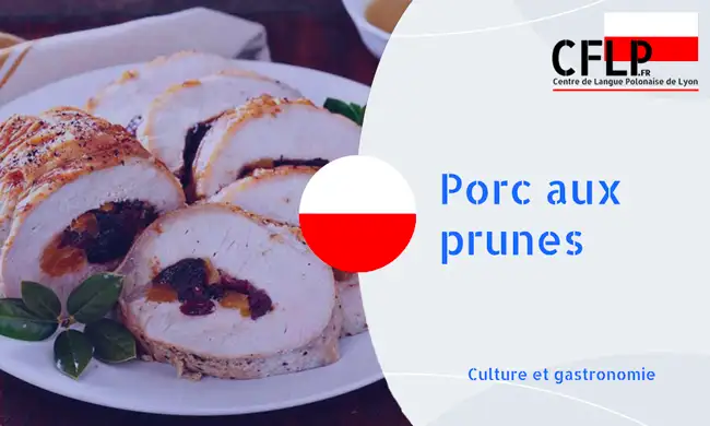 schab ze śliwkami porc polonais lyon